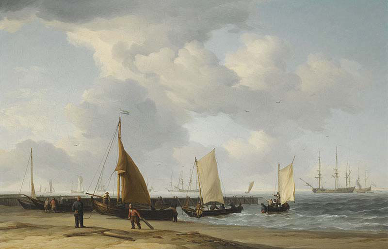 A Dutch Beach Scene